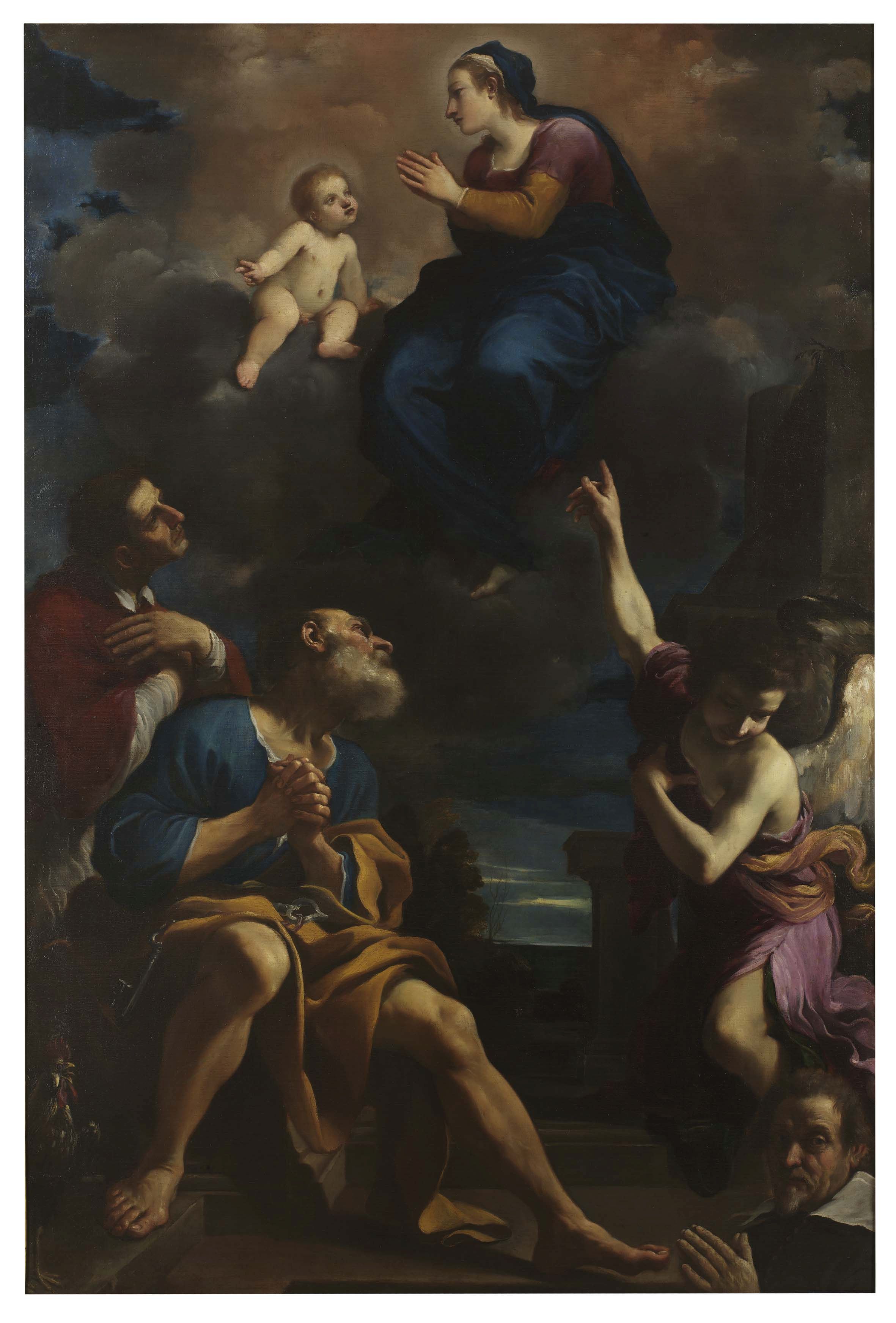 Guercino Madonna della Ghiara San Pietro pentito 