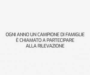 slide con invito alla compilazione del censimento per le famiglie campione