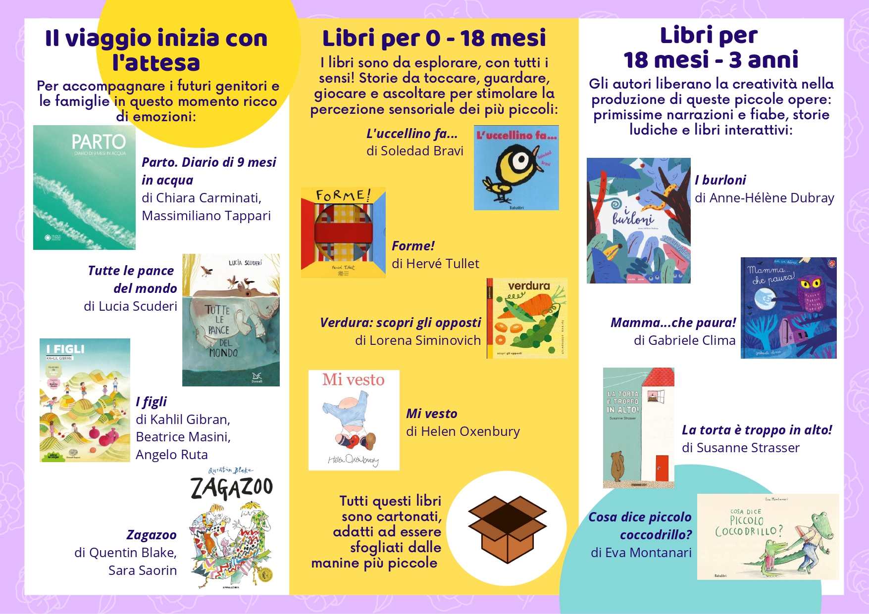 brochure informativa pieghevole tre pagine