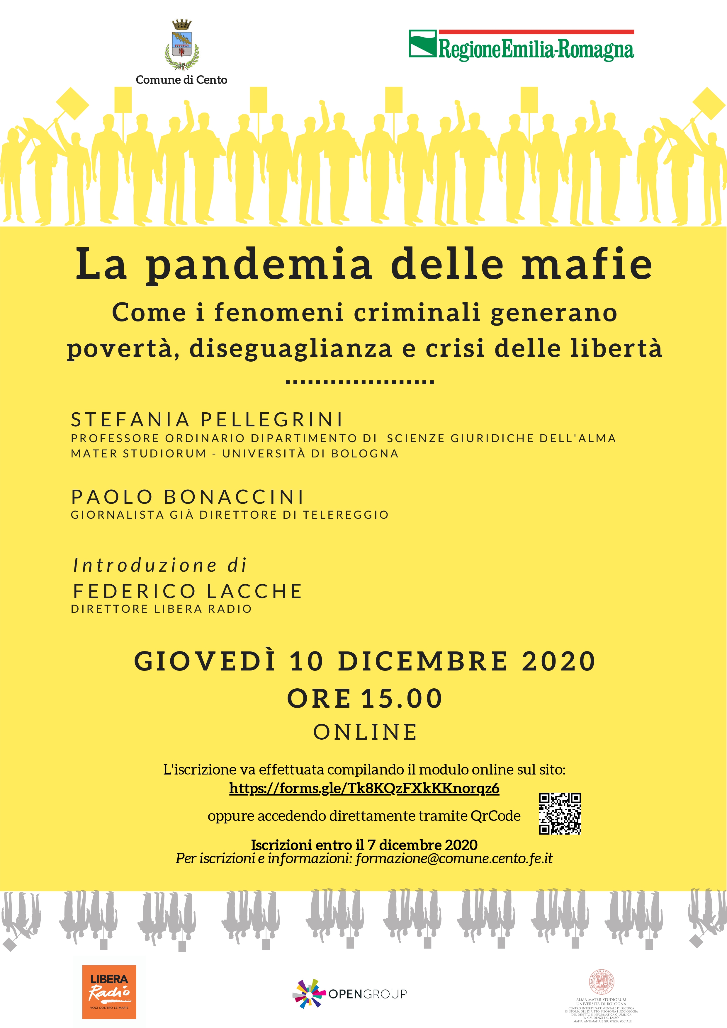 locandina descrittiva La pandemia delle mafie 