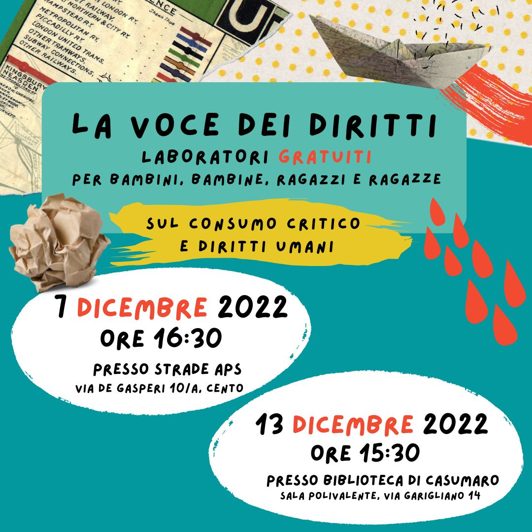 laboratori per bambini e ragazzi sul consumo critico