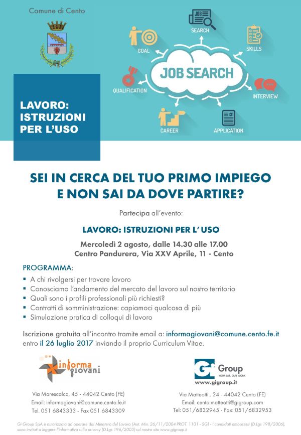lavoro: istruzioni per l'uso