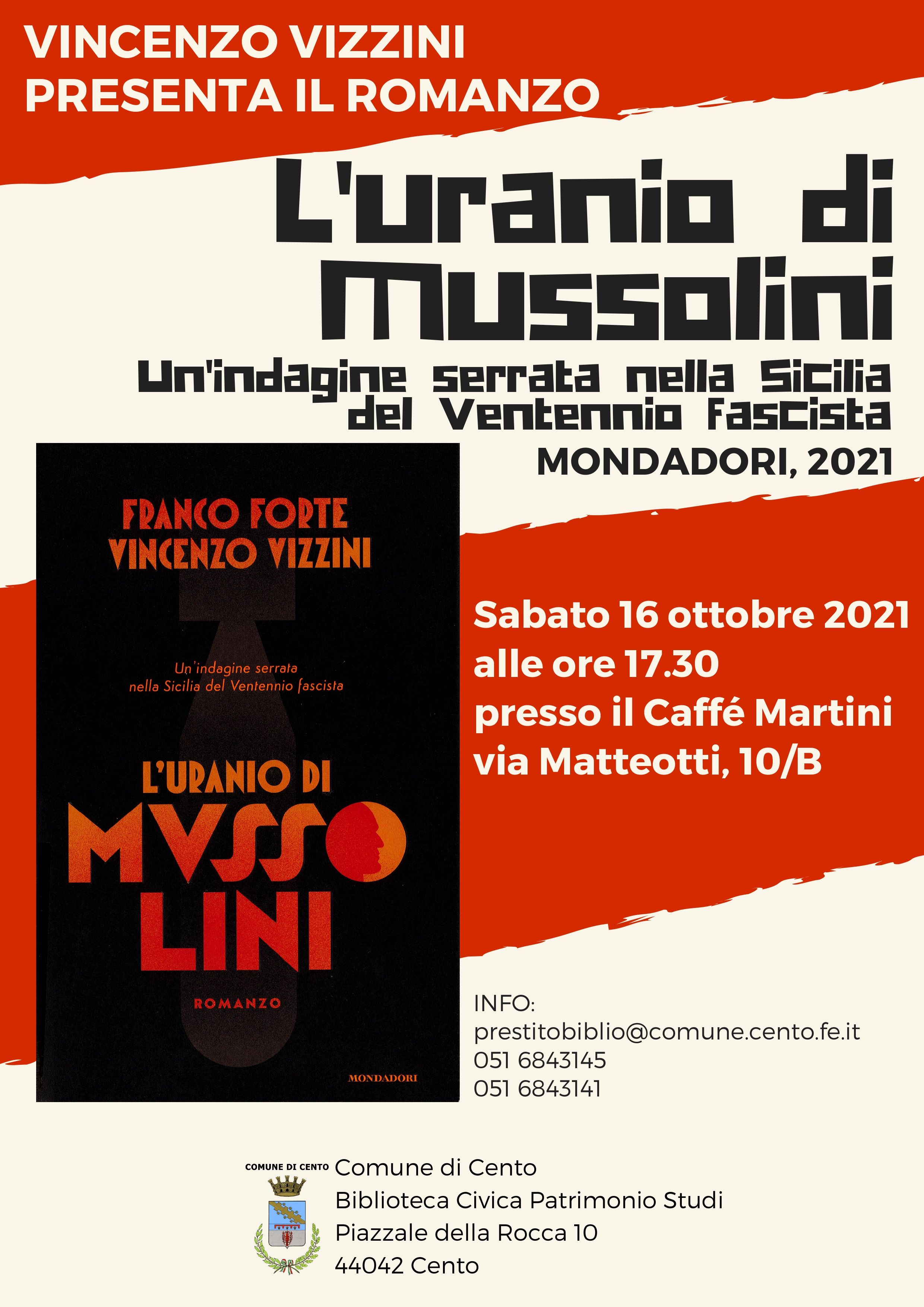 Locandina info presentazione e immagine di copertina libro
