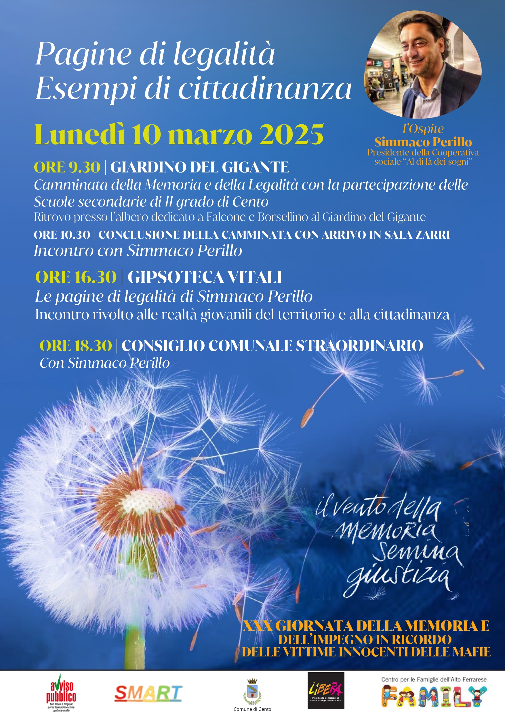 locandina con ospite Simmaco Perillo