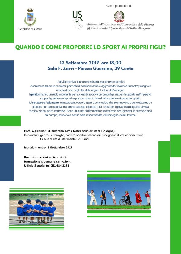 quando e come proporre sport ai figli