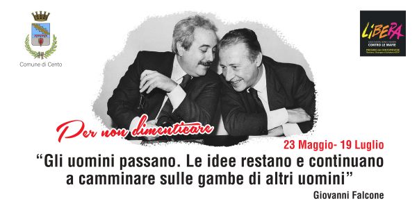Fotografia di Giovanni Falcone e Paolo Borsellino
