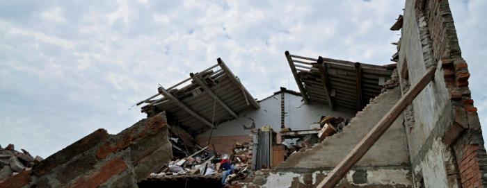 Macerie del terremoto