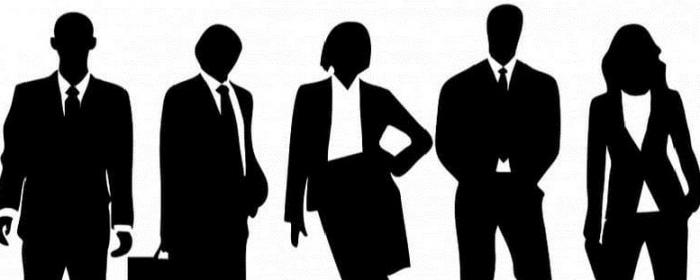 persone disegnate in bianco e nere 