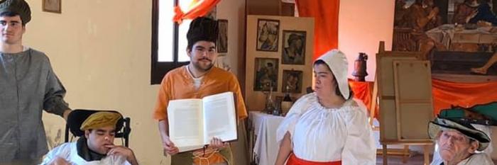 Ragazzi interpretano i tempi del Guercino