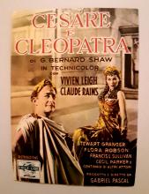 Locandina Cesare e Cleopatra anno 1945