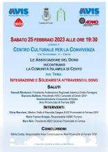 locandina informativa con loghi attori coinvolti e moschea stilizzata
