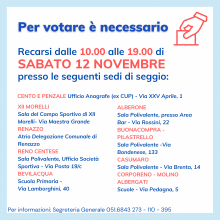 infografica votazioni consulte e sedi di seggio