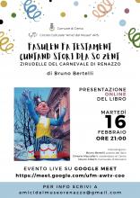 locandina presentazione libro di Bruno Bertelli
