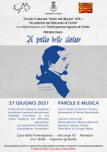 locandina evento con profilo Mozart