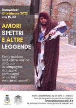 locandina con attore Ramin Alessandro in costume