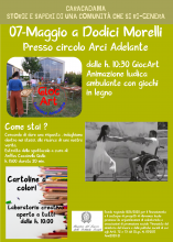 locandina programma Caracadama Dodici Morelli