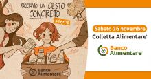 invito del Banco Alimentare 'Facciamo un gesto concreto insieme'