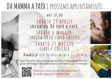 cartolina invito 'Da mamma a papà'