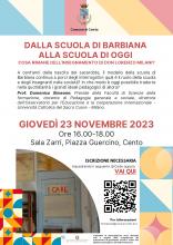 locandina informativa con qrcode iscrizione