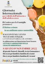 locandina letture e laboratori a tema la legalità ambientale