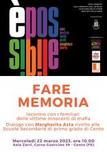 locandina Fare memoria