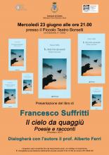Locandina presentazione libro di Suffritti Il cielo da quaggiù