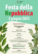 locandina programma delle celebrazioni