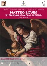 locandina evento con quadro di Matteo Loves