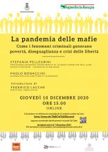 locandina descrittiva La pandemia delle mafie 