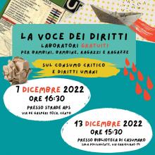 laboratori per bambini e ragazzi sul consumo critico