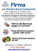 locandina comitato promotore tre proposte raccolta firme