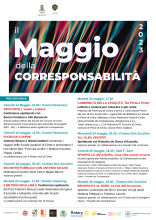 locandina co il programma completo delle iniziative corresponsabilità