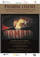locandina mostra con locandina film Domani