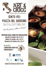 locandina informativa con fotografia cioccolatini artigianali