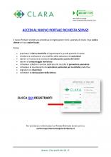 screenshot registrazione al portale di Clara servizi online