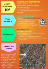 locandina info iscrizioni e consegna t-shirt