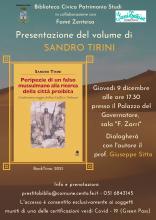 Copertina del volume di Sandro Tirini