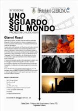 Locandina serata Giovanni Rossi Uno sguardo sul mondo