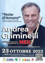 locandina info evento con fotografia M° Griminelli 