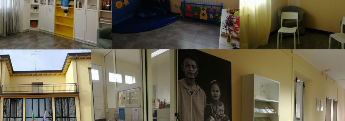 entrata sede e spazi sale gioco e studio del centro per le famiglie