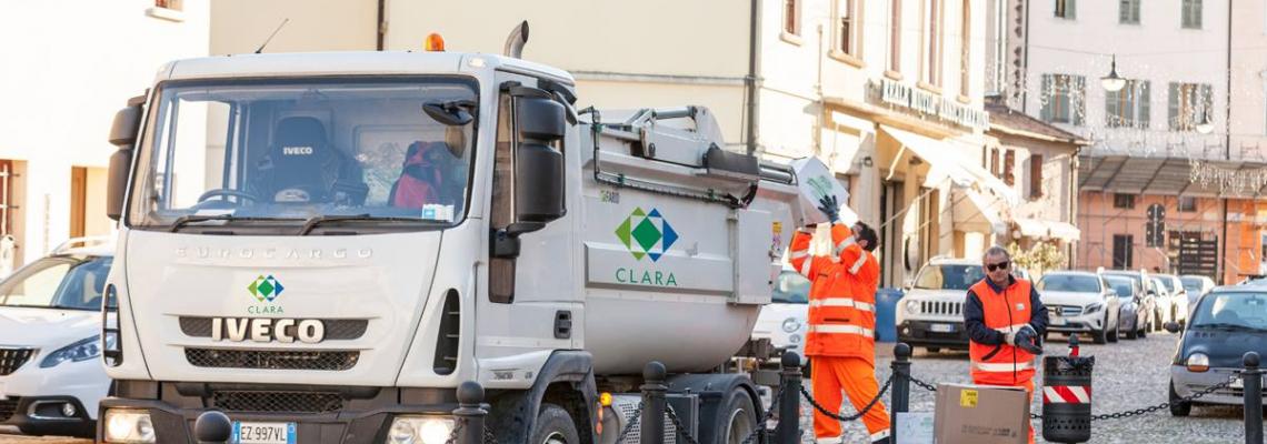 fotografia raccolta rifiuti di Clara