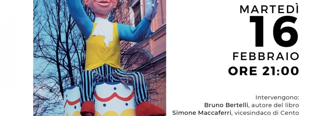 Locandina con la copertina libro maschera di Fagiolino