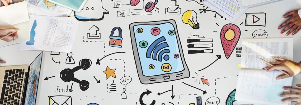 computer e persone che parlano