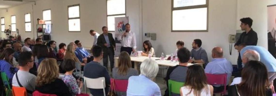 riunione startup e finanziatori