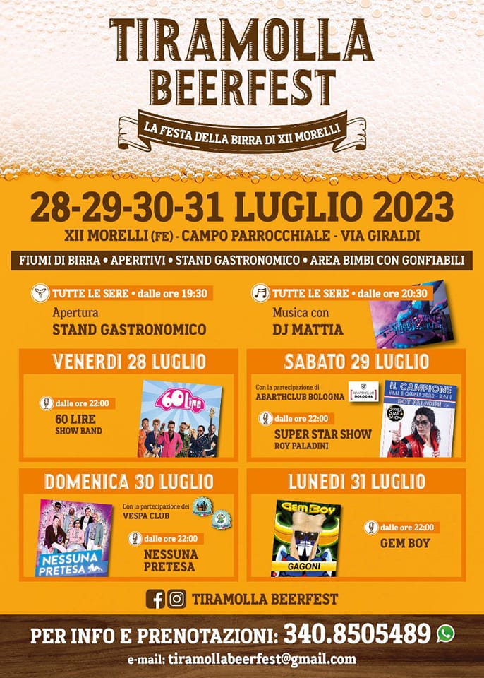 locandina inforrmativa eventi
