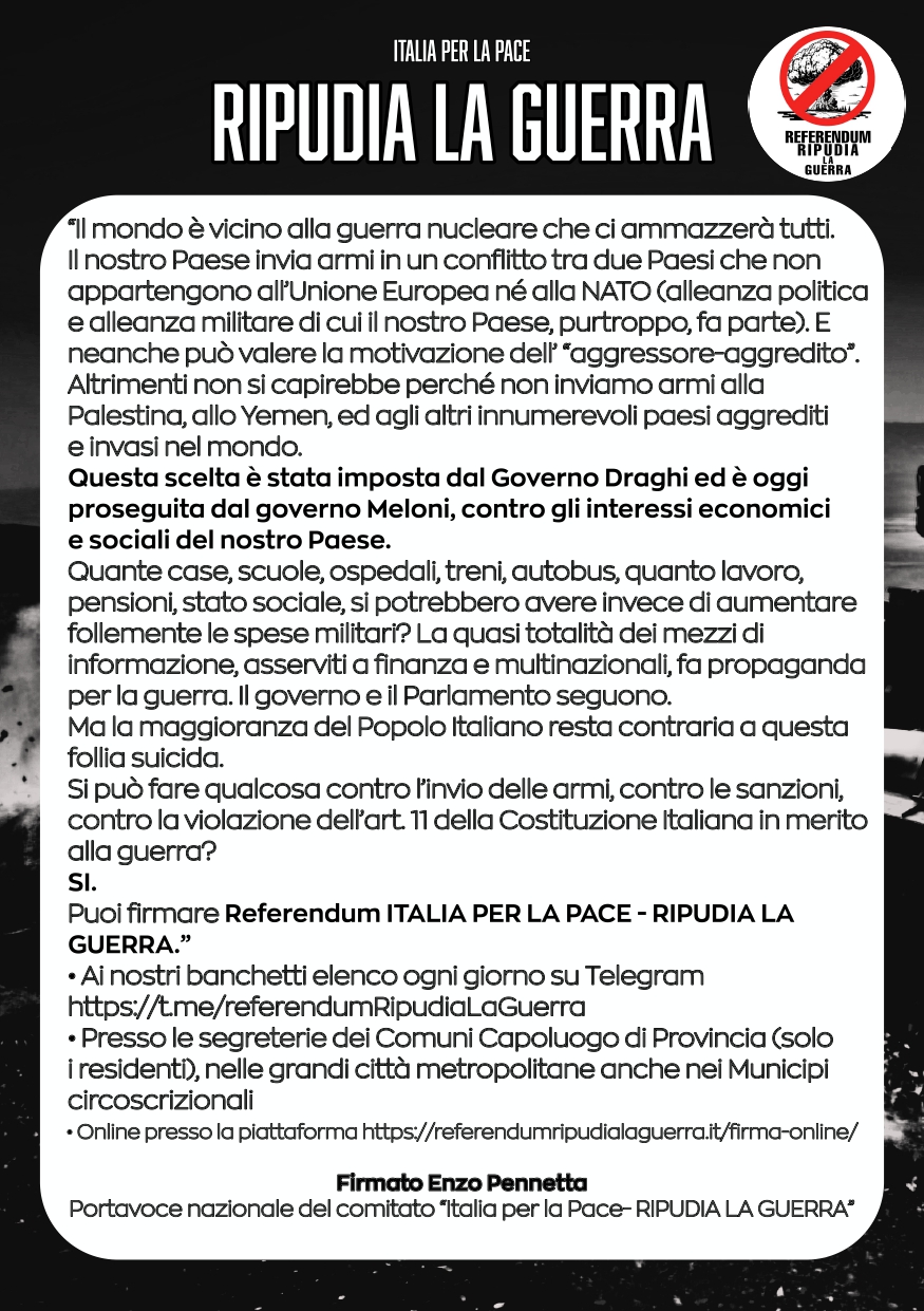 locandina informativa referendum Ripudia la guerra parte2