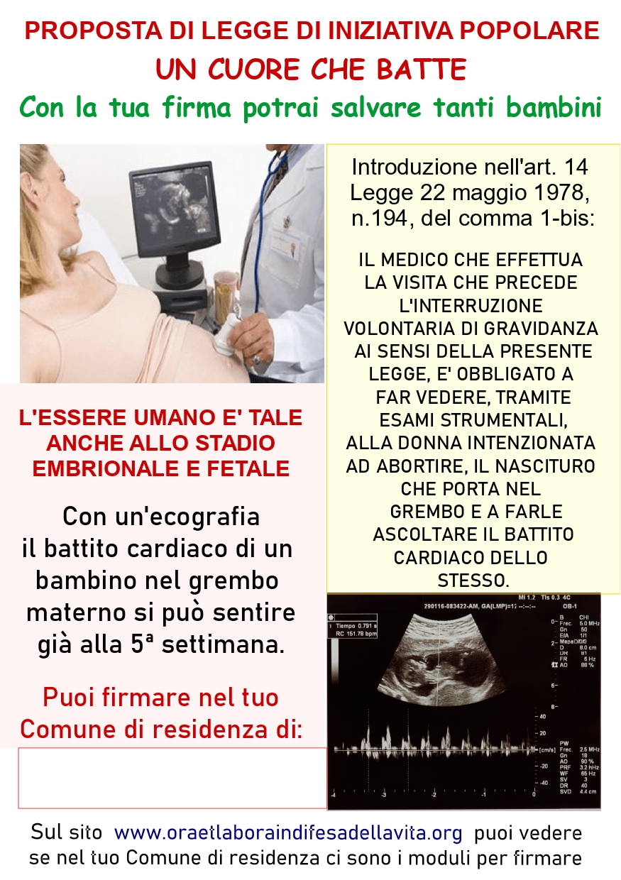 volantina dell'iniziativa con immagine b/n donna che effettua esame ecografico