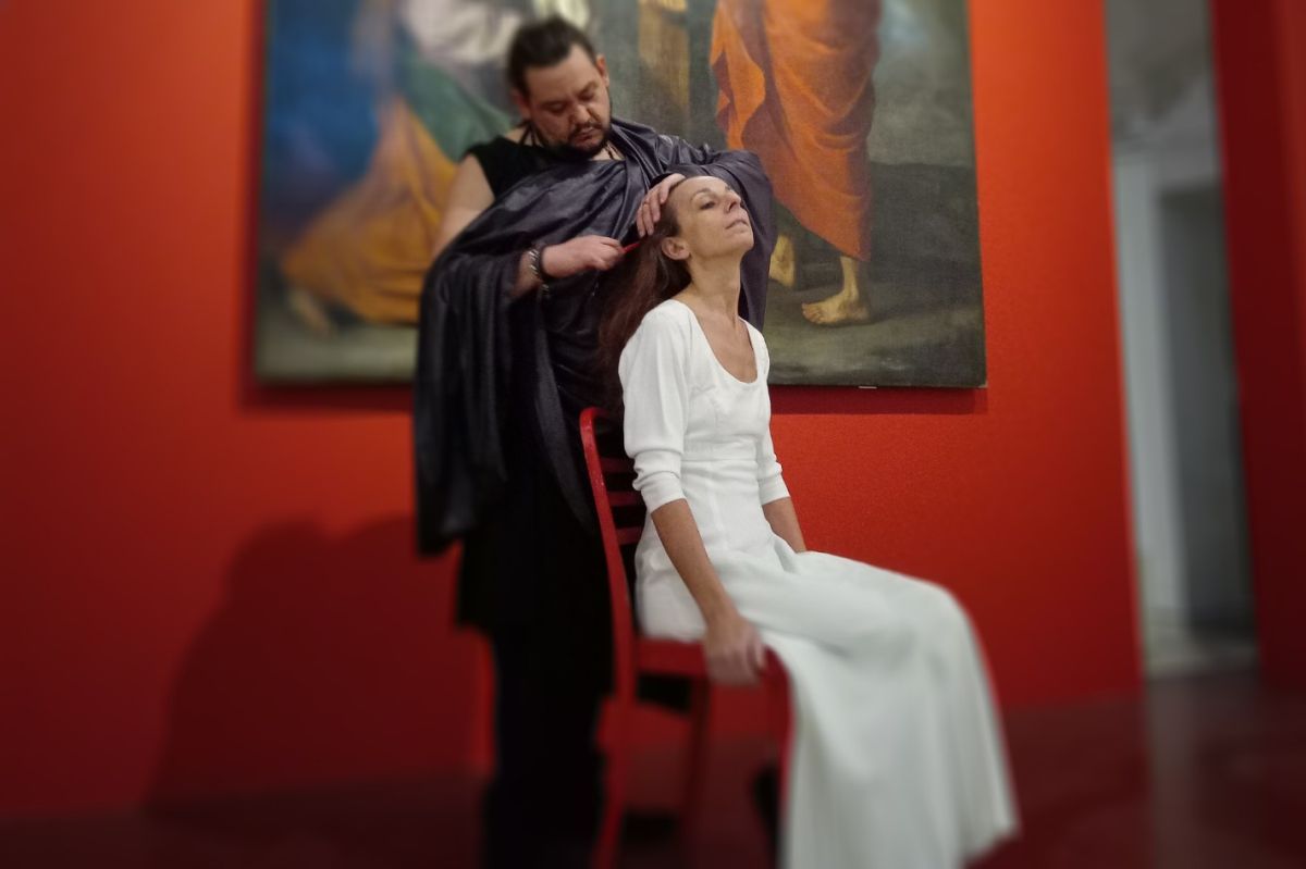interpretazione artistica con gli attori Ramin e Federica Malavolti